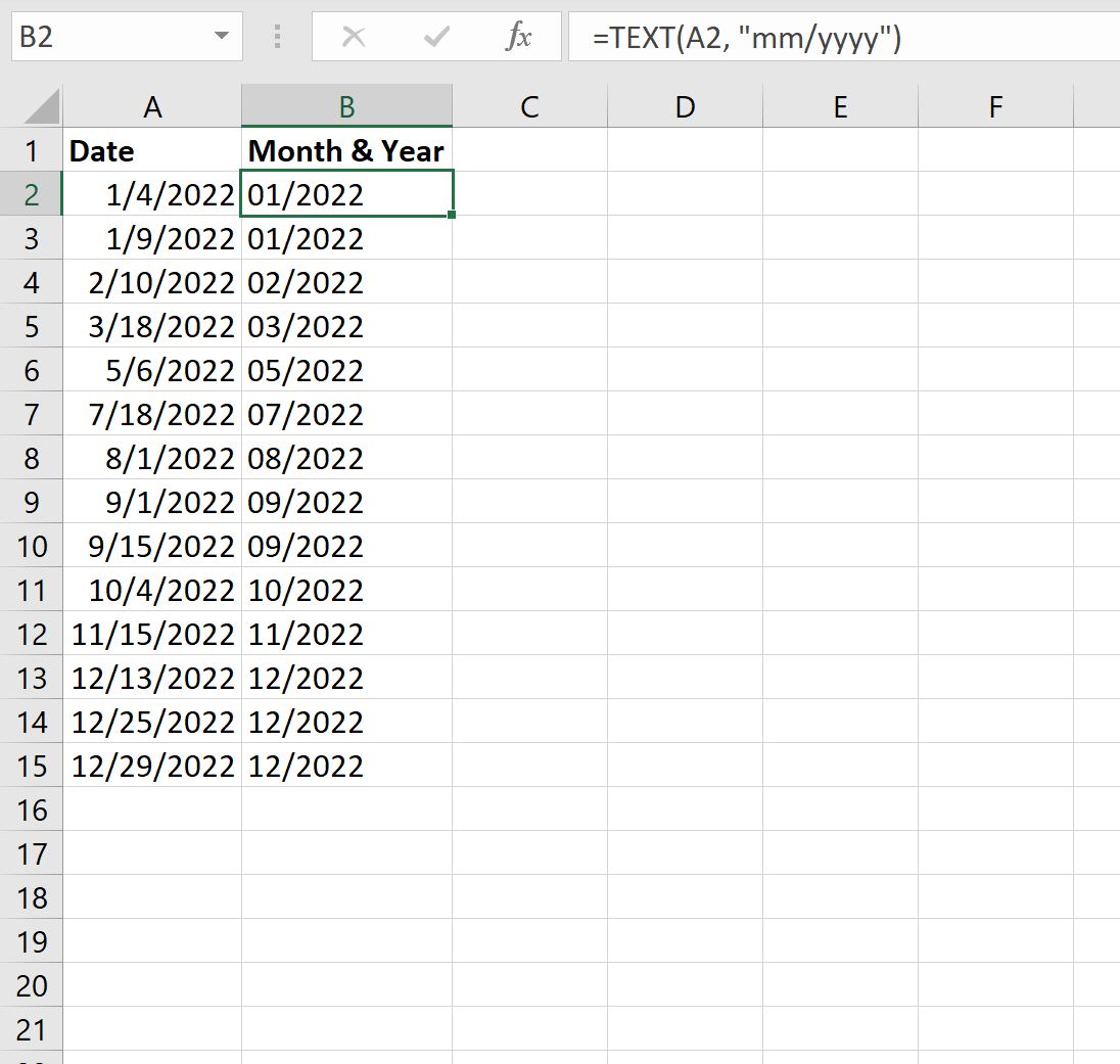 Excel конвертирует дату в месяц и год